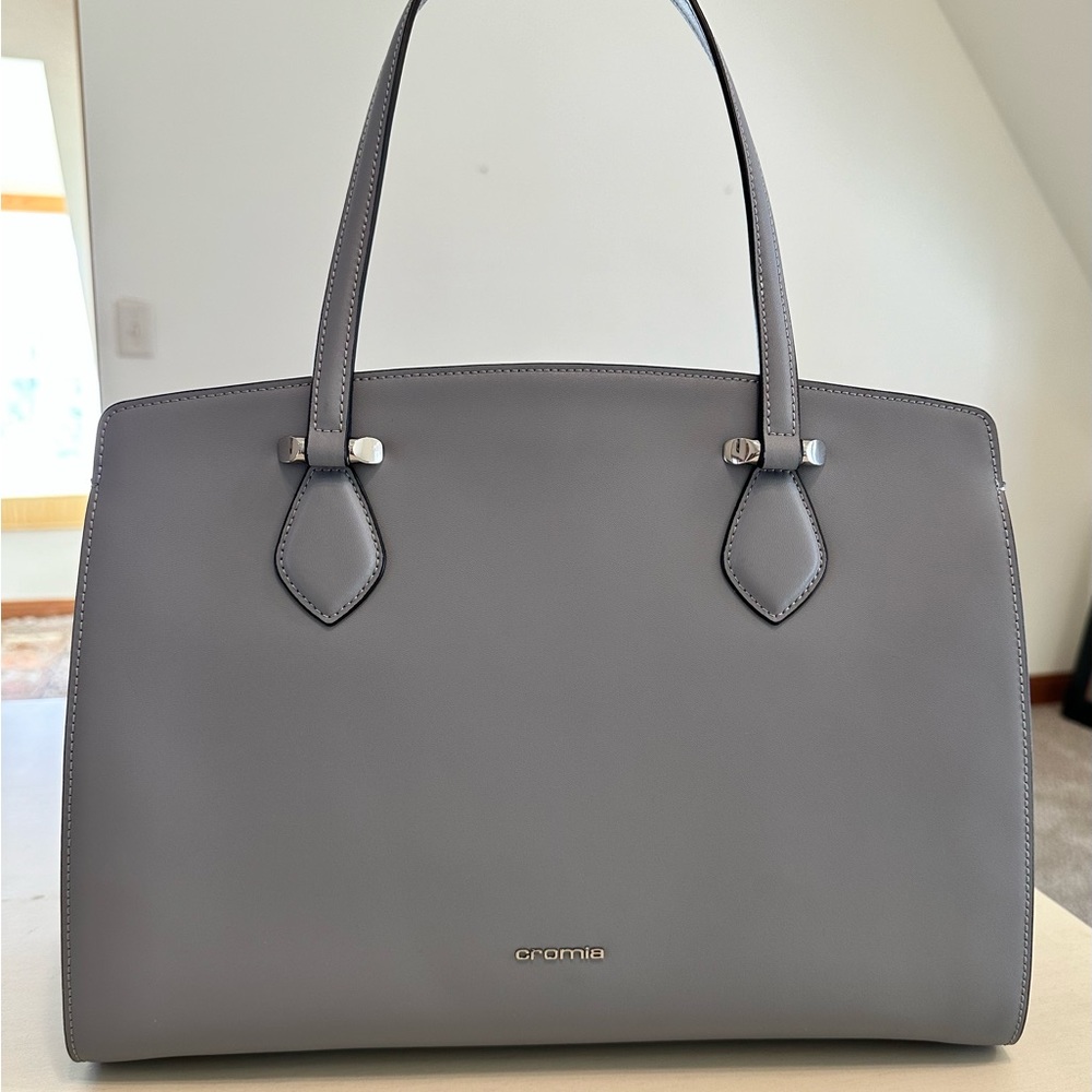 Cromia gray handbag/satchel